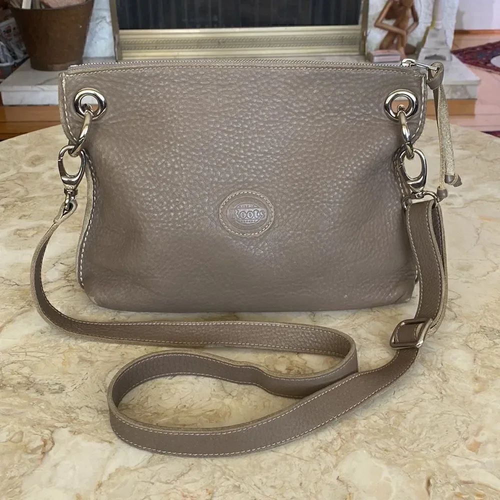 Vintage Roots Leather Cross Body Bag